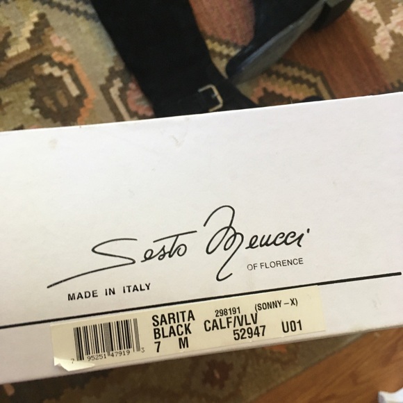 New Sesto Meucci sarita black suede tall boots - Picture 3 of 3